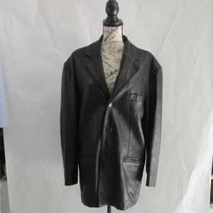 Kadosh Men's Genuine Leather Jacket (L)